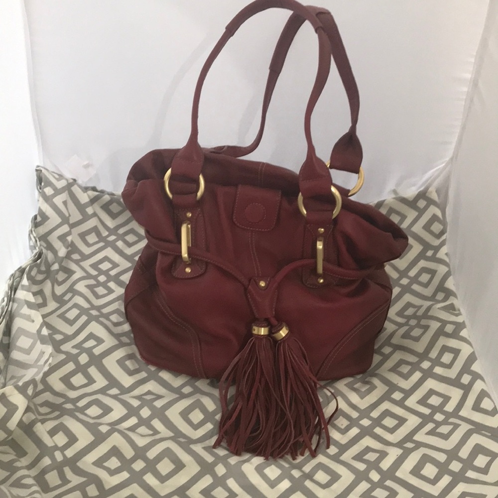 B. Makowsky leather handbag LNC